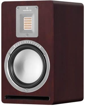 QR 1 /Stück Klein-/Regallautsprecher walnussfurnier dunkel