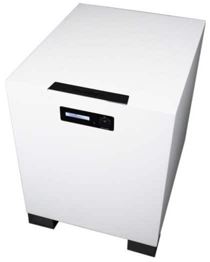 Qube Orkus DSP Aktiv-Subwoofer weiss hochglanz