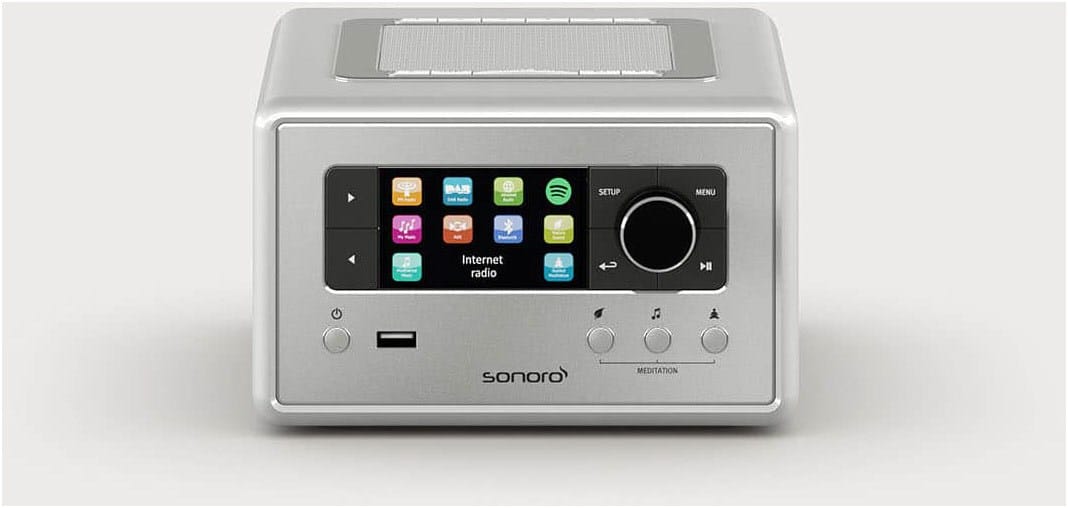 Relax Internetradio silber Hochglanz