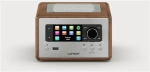 Relax Internetradio walnuß/silber