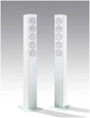 Re:sound G elegance /Stück Stand-Lautsprecher weiß/weiß