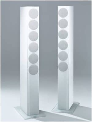 Re:sound G prestige /Stück Stand-Lautsprecher weiß/weiß