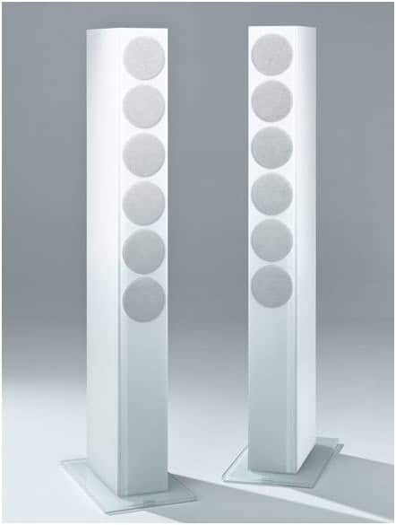 Re:sound G prestige /Stück Stand-Lautsprecher weiß/weiß