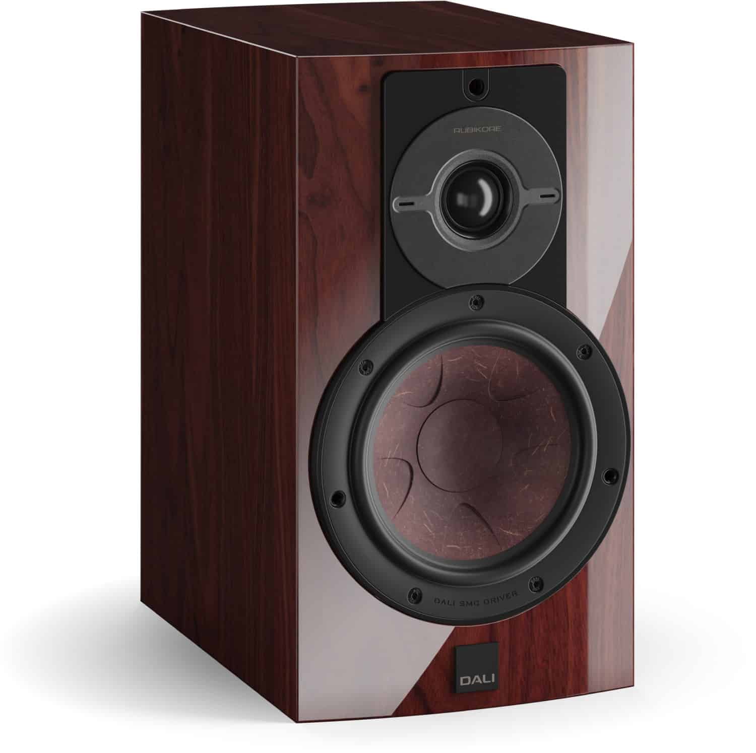 Rubikore 2 /Stück Klein-/Regallautsprecher hochglanz kastanienbraun