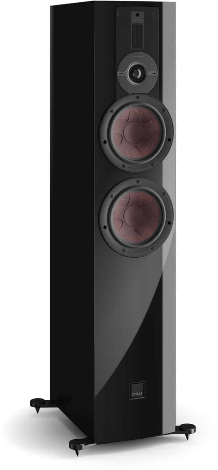 Rubikore 6 /Stück Stand-Lautsprecher hochglanz schwarz