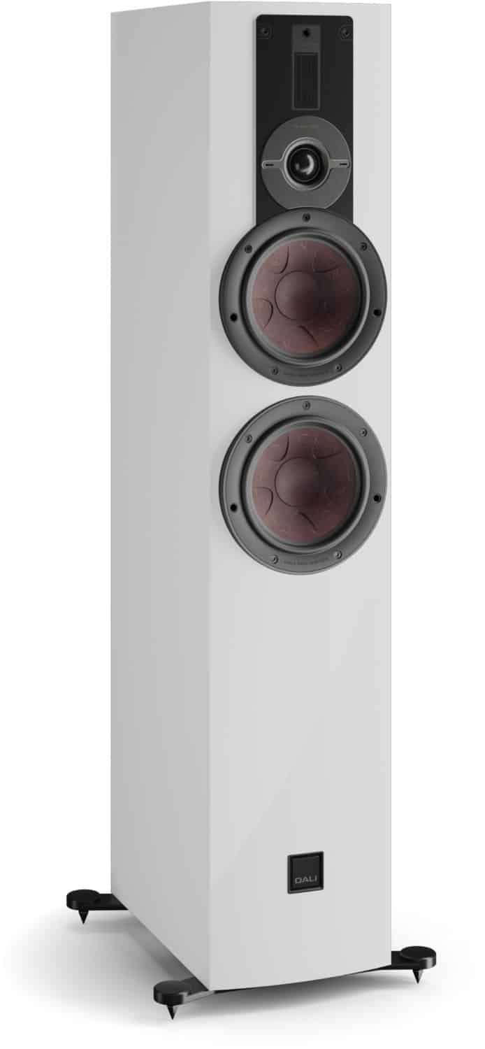 Rubikore 6 /Stück Stand-Lautsprecher hochglanz weiß