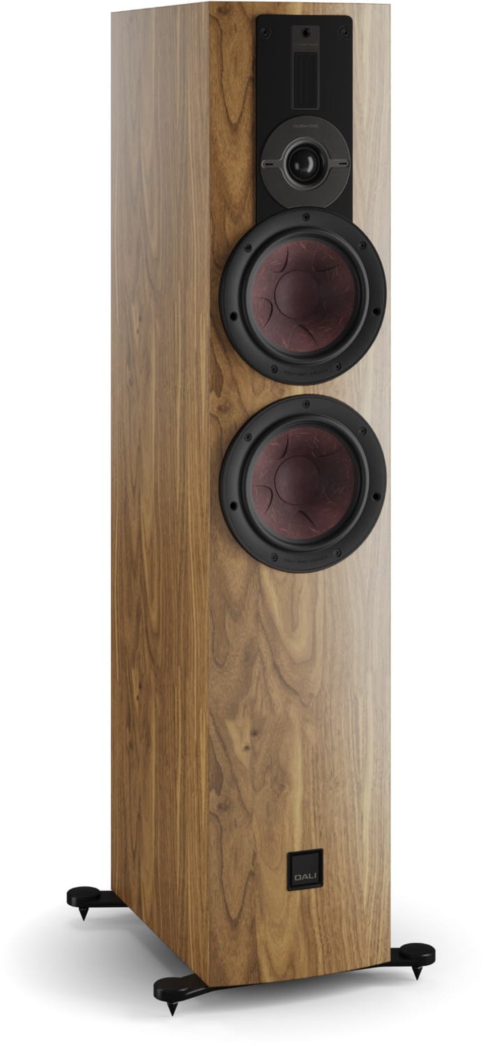 Rubikore 6 /Stück Stand-Lautsprecher walnuss natur