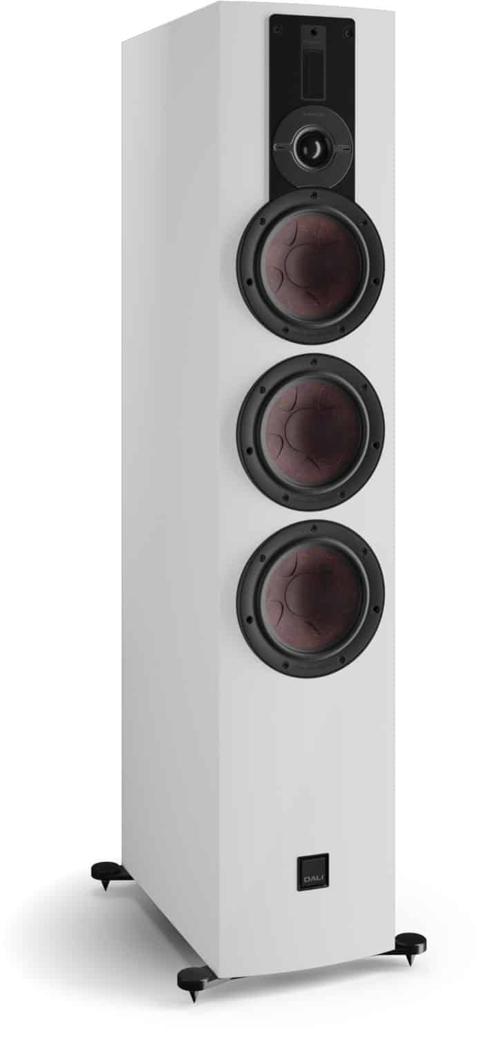 Rubikore 8 /Stück Stand-Lautsprecher hochglanz weiß