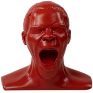 Scream Unlimited+ Kopfhörerständer feuerrot