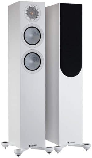 Silver 200 7G /Paar Stand-Lautsprecher weiß seidenmatt