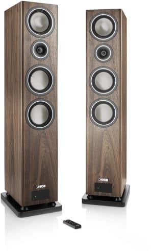 Smart Townus 8 /Paar Standlautsprecher nußbaum