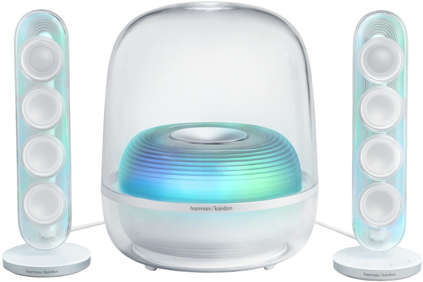 Soundsticks 5 Stereo-Subwoofer-System weiß