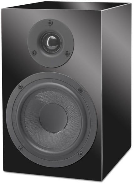 Speaker Box 5 /Paar Klein-/Regallautsprecher hochglanz schwarz