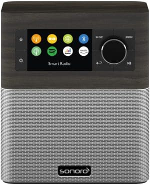 Stream Internetradio Mooreiche Dekor/Silber