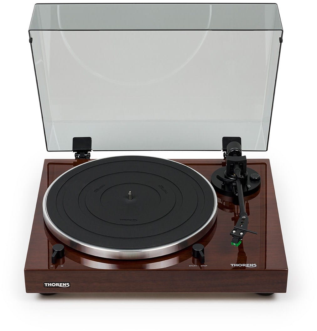 TD 202 Plattenspieler inkl. TP 71/AT 95 E nussbaum hochglanz