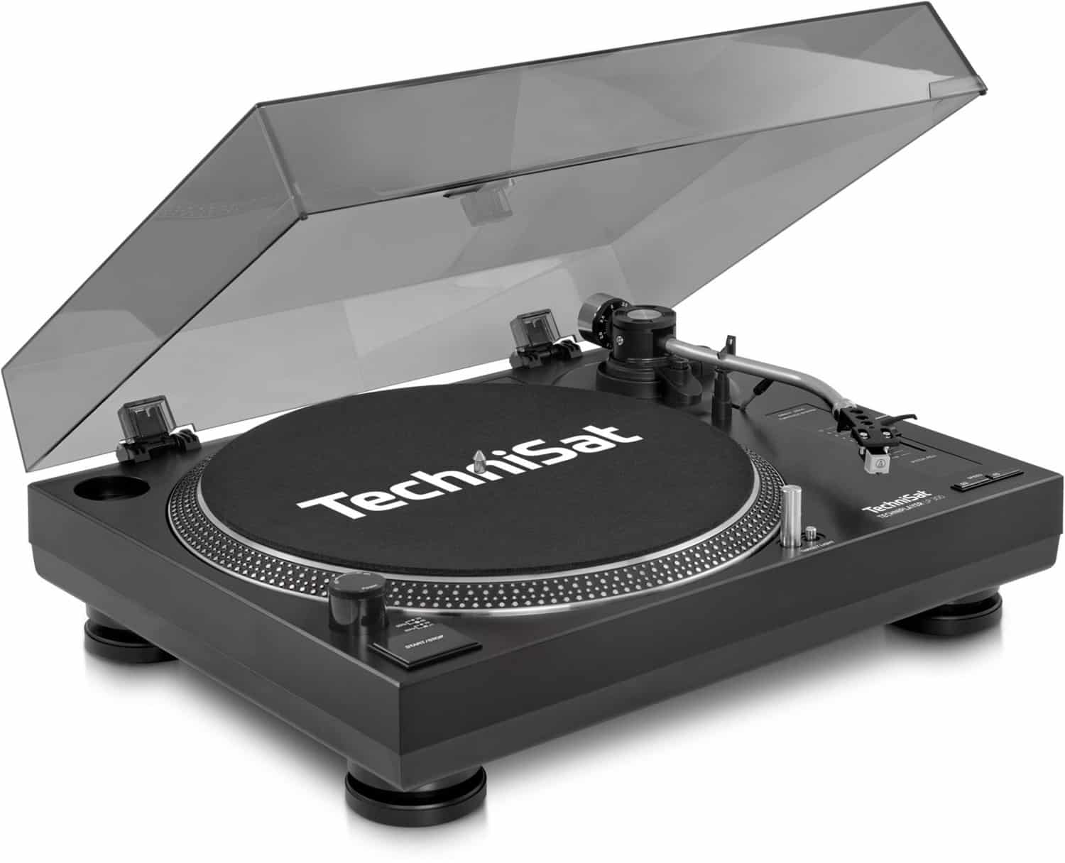 TechniPlayer LP 300 Plattenspieler mit USB-Anschluss schwarz/silber