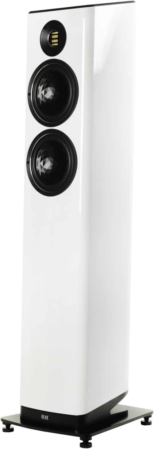 Vela FS 408 /Stück Stand-Lautsprecher hochglanz weiß lack