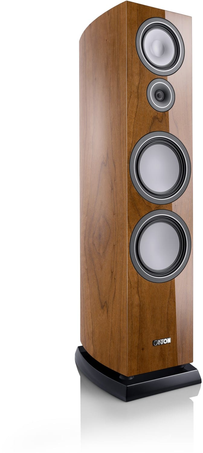 Vento 100 /Stück Stand-Lautsprecher hochglanz nussbaum