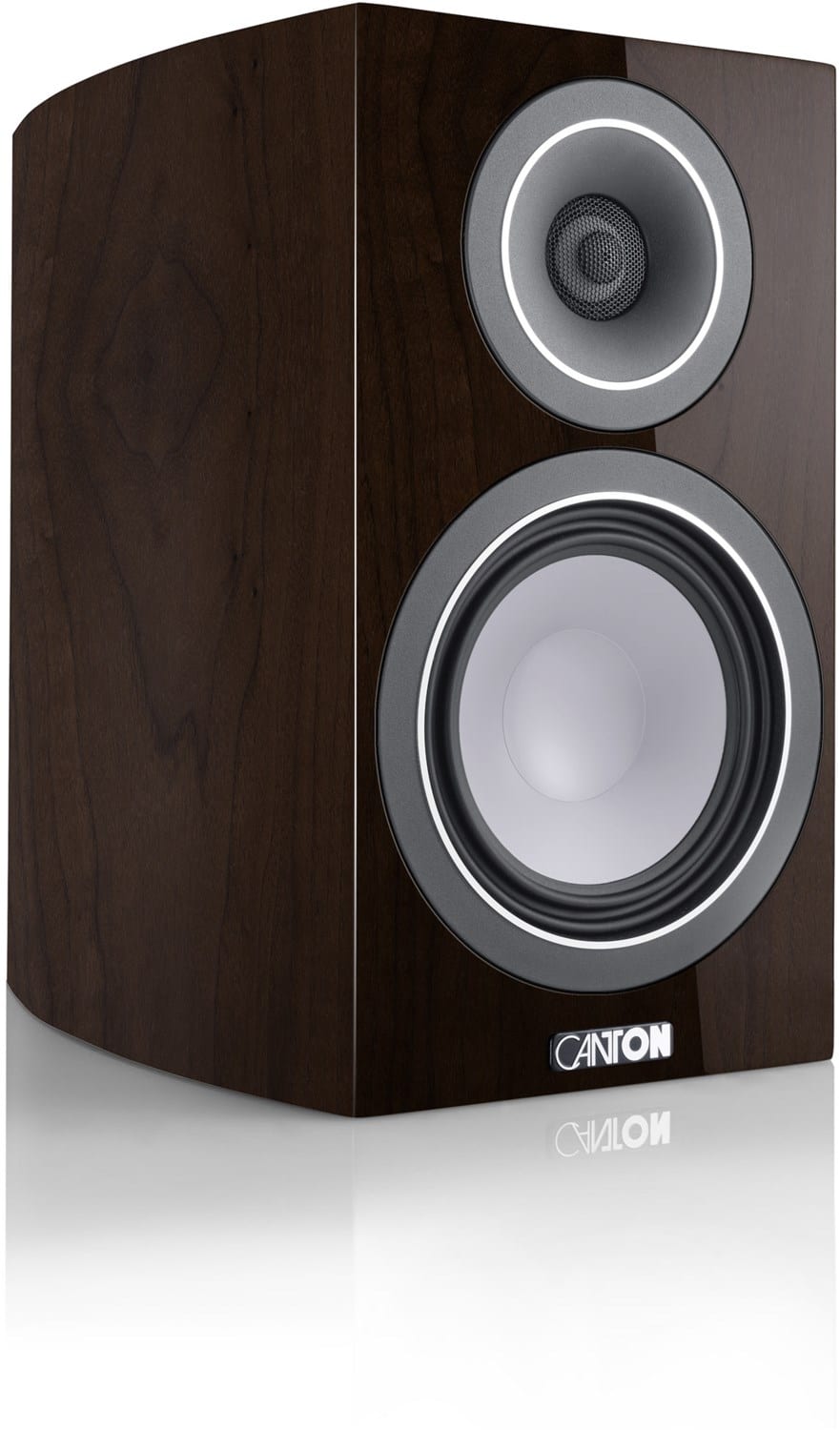 Vento 20 /Stück Klein-/Regallautsprecher hochglanz nussbaum dunkel