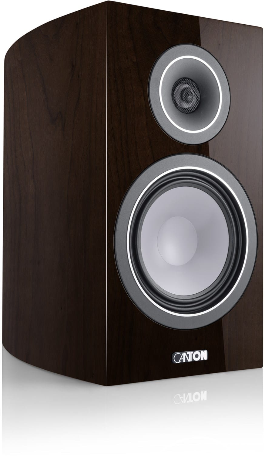 Vento 30 /Stück Klein-/Regallautsprecher hochglanz nussbaum dunkel