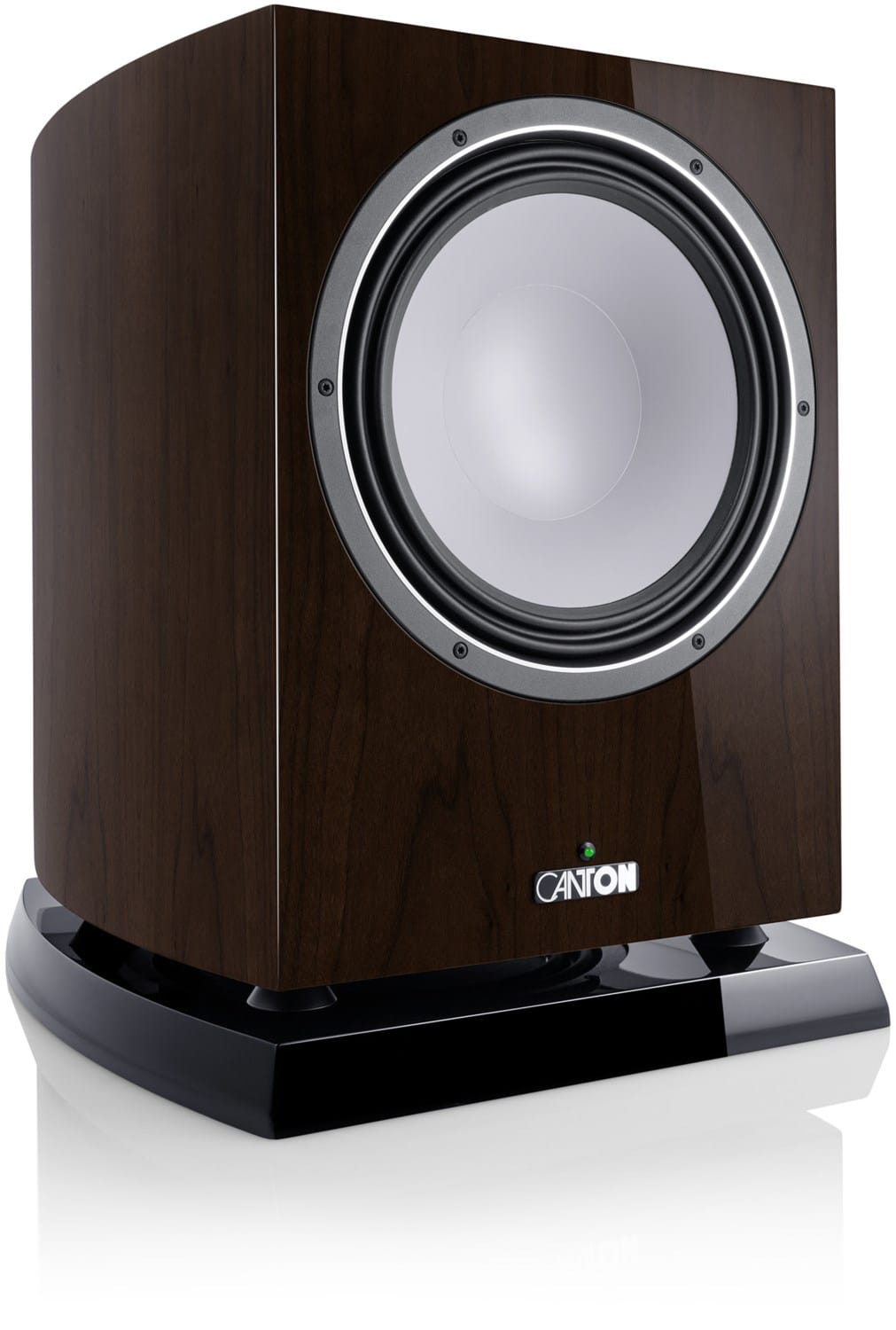 Vento Sub 12 Aktiv-Subwoofer hochglanz nussbaum dunkel
