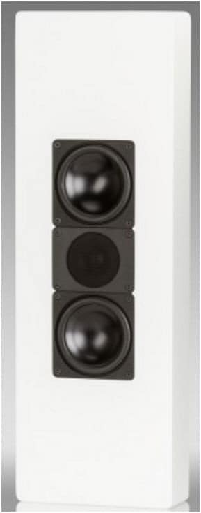 WS 1465 /Stück On Wall Lautsprecher weiß lack seidenmatt