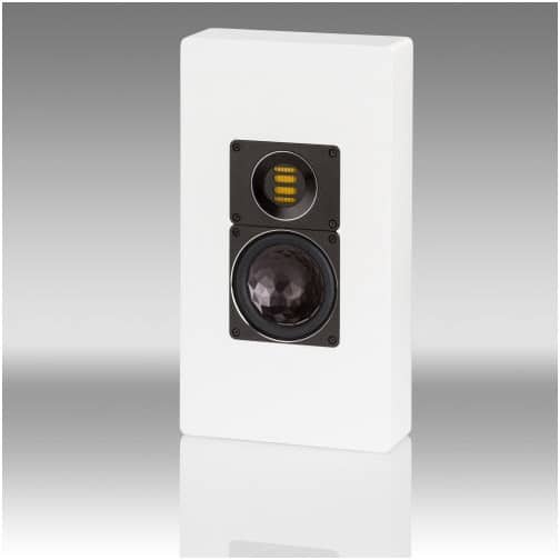 WS 1645 /Stück On Wall Lautsprecher Schwarz Lack Seidenmatt