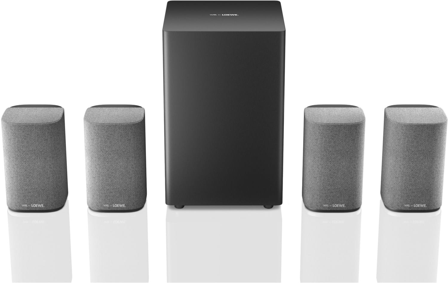 We. Boost 4.1.2 A/V-Lautsprechersystem mit Aktiv-Subwoofer ash grey